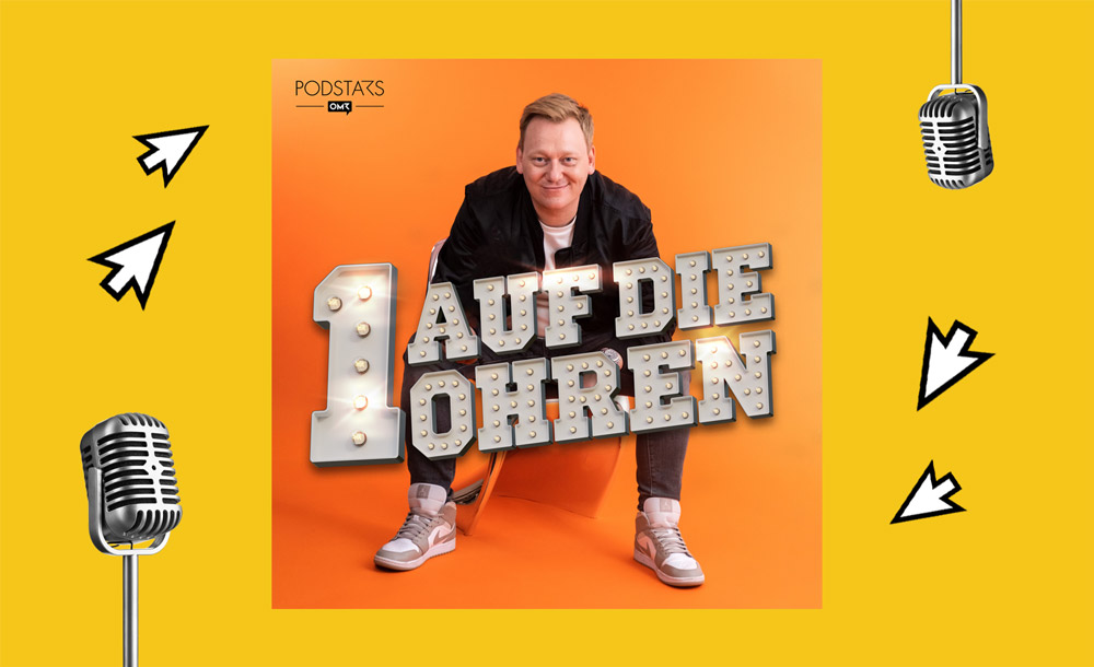 1 auf die Ohren Staffel 2 Podcast-Cover