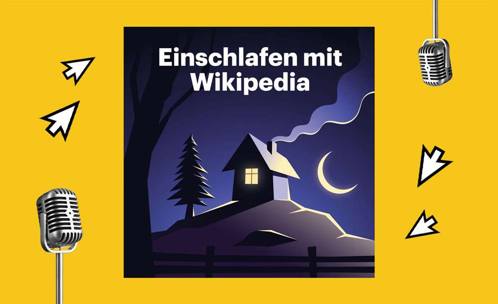 Einschlafen mit Wikipedia Blogartikel Titelbild